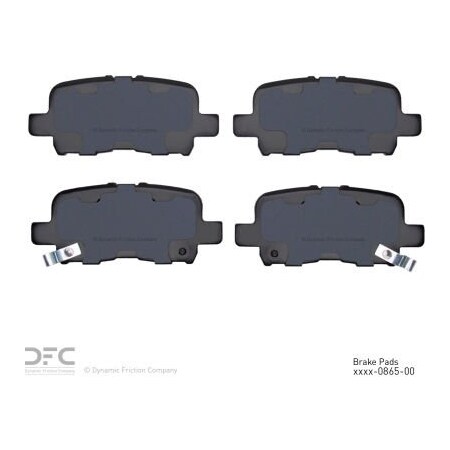 Dynamic Friction Co DFC 3000 Semi-Metallic Brake Pads - Dynamic Friction Company 1311-0865-00 1311-0865-00
